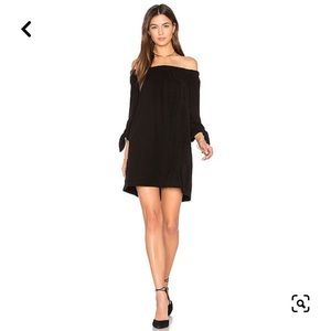 maven west Off Shoulder Knot Dress ($195) ❤ Size Small